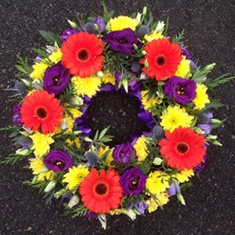 Colourful Wreath Ring