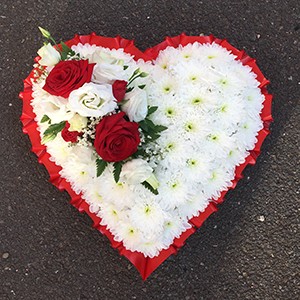 Red & White Heart